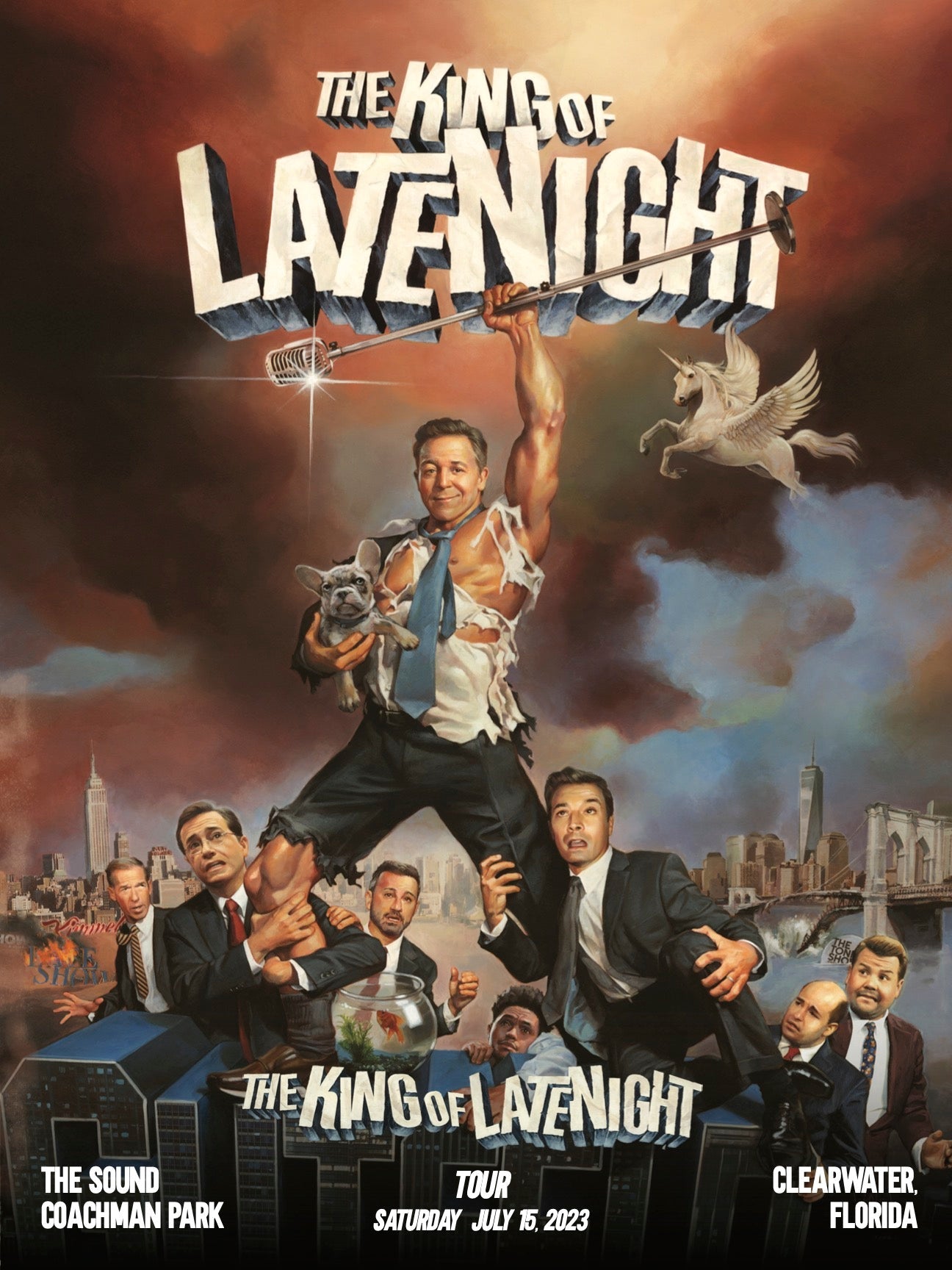 Gutfeld Live 2023 Tour Lmtd Edition Collectors Poster - CLEARWATER
