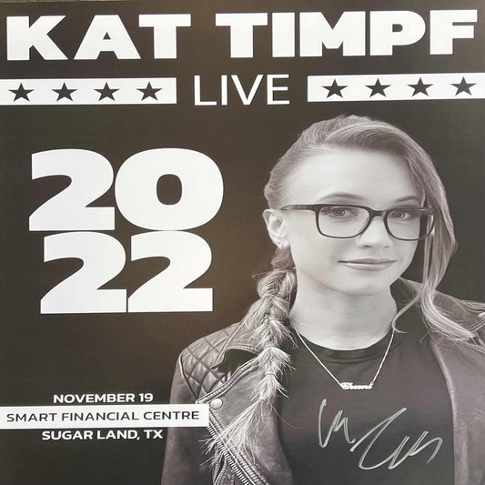 KAT TIMPF Autographed Poster