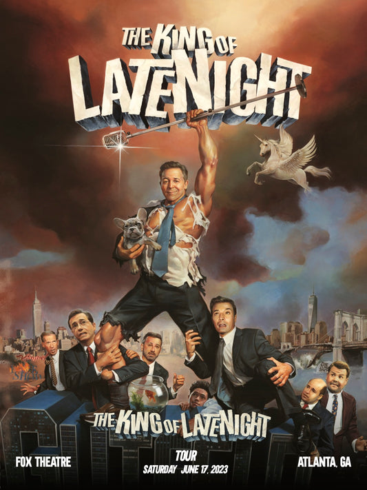Gutfeld Live 2023 Tour Lmtd Edition Collectors Poster - ATLANTA